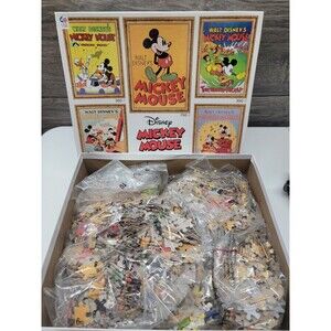 Ceaco 5 in 1 Disney Puzzles Mickey Mouse Donald Duck Minnie 300 500 750